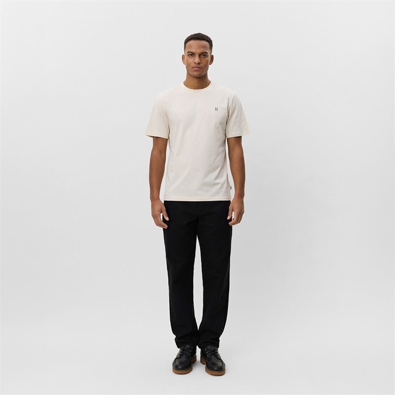 Les Deux Herren Kern Kontrast T Shirt Ivory - Bild 2