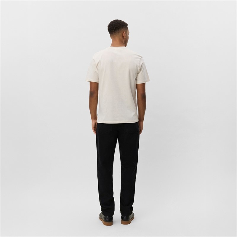 Les Deux Herren Kern Kontrast T Shirt Ivory - Bild 3