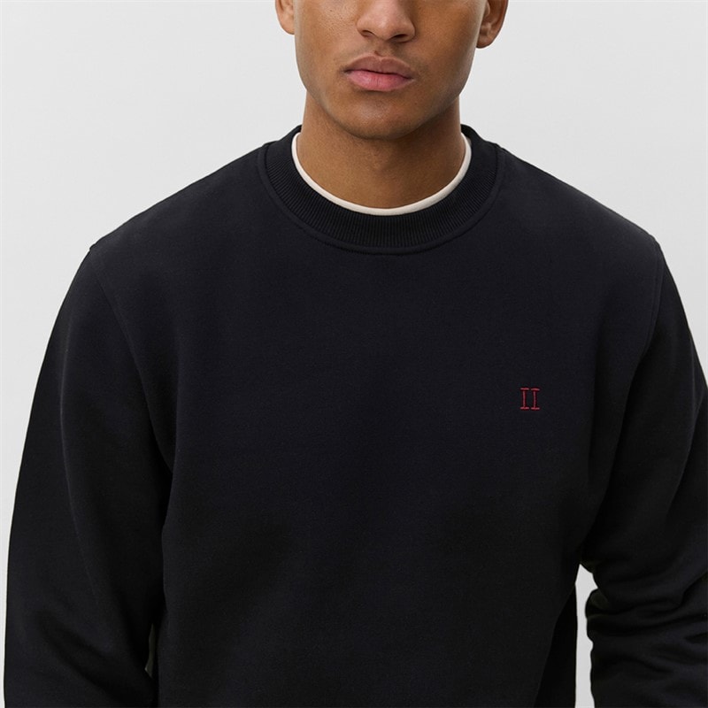 Les Deux Heren Core Contrast Sweatshirt Zwart - Afbeelding 3
