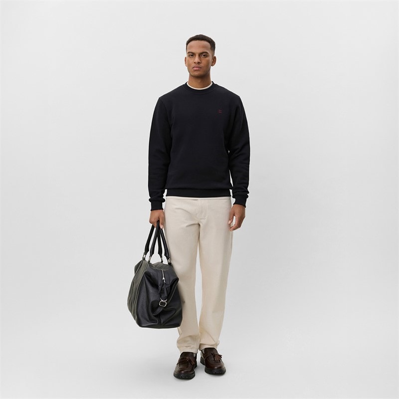 Les Deux Heren Core Contrast Sweatshirt Zwart - Afbeelding 4