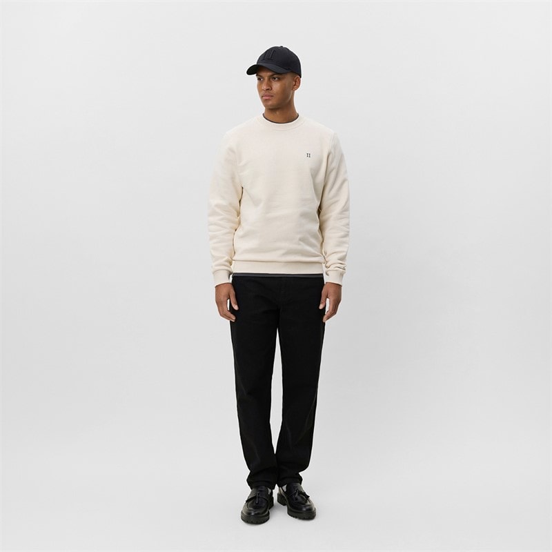 Les Deux Heren Core Contrast Sweatshirt Ivory - Afbeelding 4