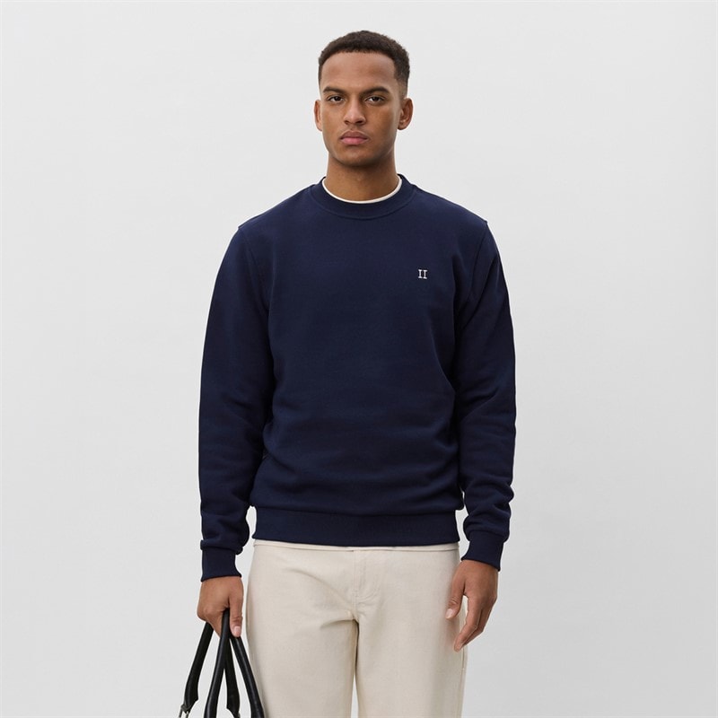 Les Deux Heren Core Contrast Sweatshirt Dark Navy - Afbeelding 1
