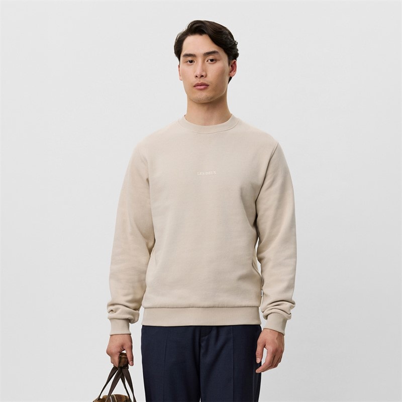 Les Deux Heren Andrew Sweatshirt Light Sand - Afbeelding 1
