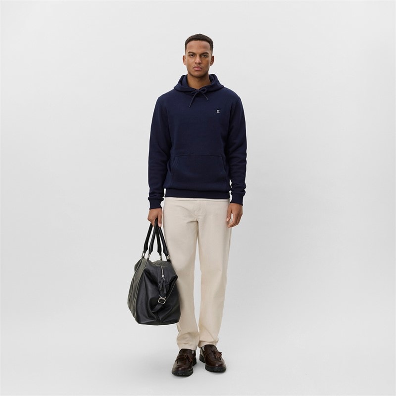 Les Deux Heren Core Contrast Hoodie Dark Navy - Afbeelding 4
