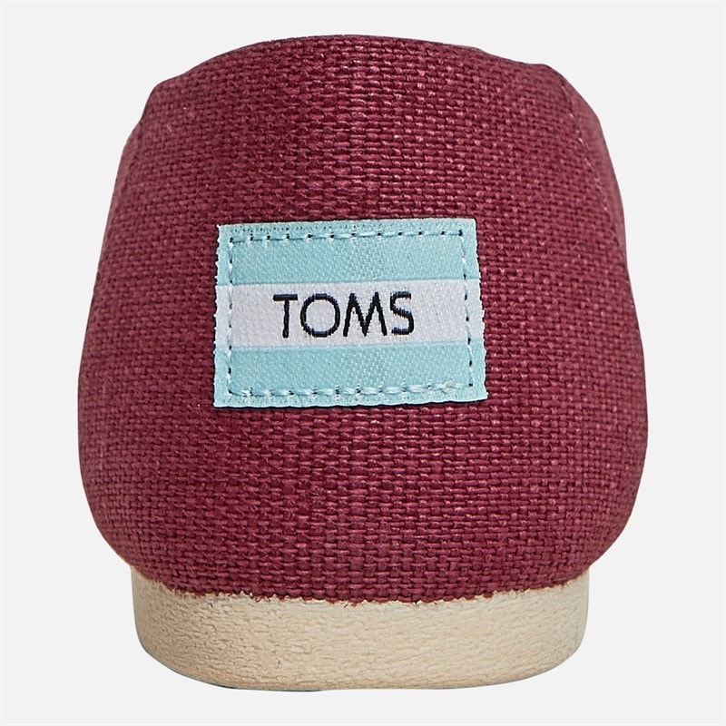 TOMS Dames Canvas Alpargata Espadrilles Donker Pruim - Afbeelding 3