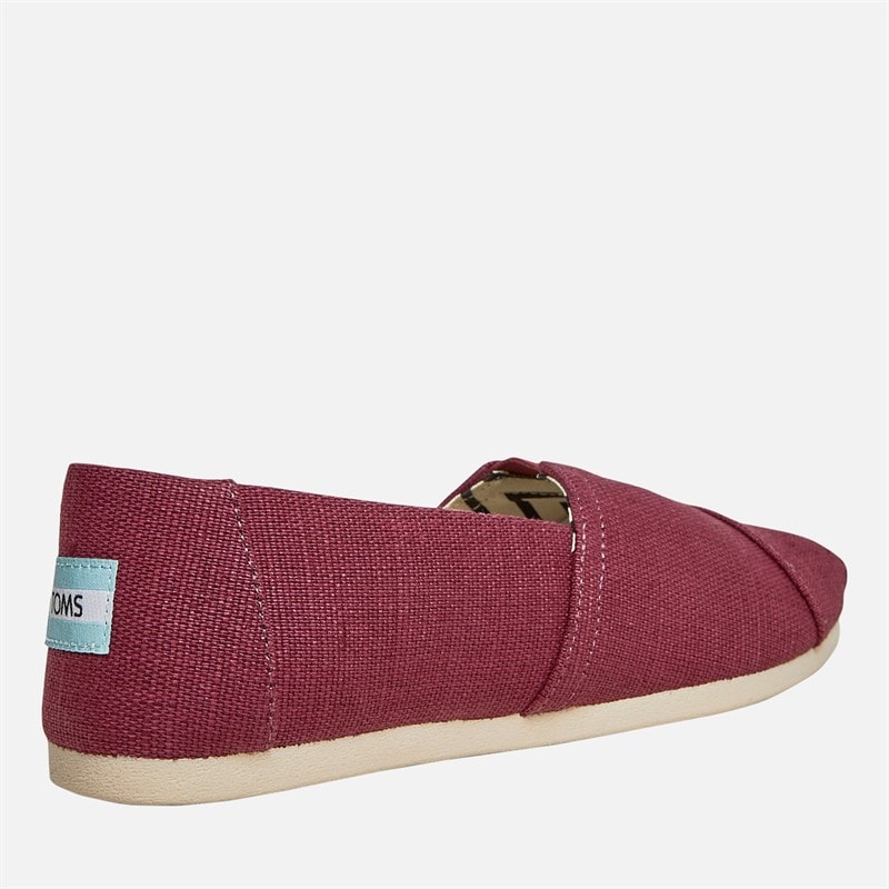 TOMS Dames Canvas Alpargata Espadrilles Donker Pruim - Afbeelding 5