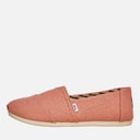 TOMS Espadrilles Dames van canvas perzikroze