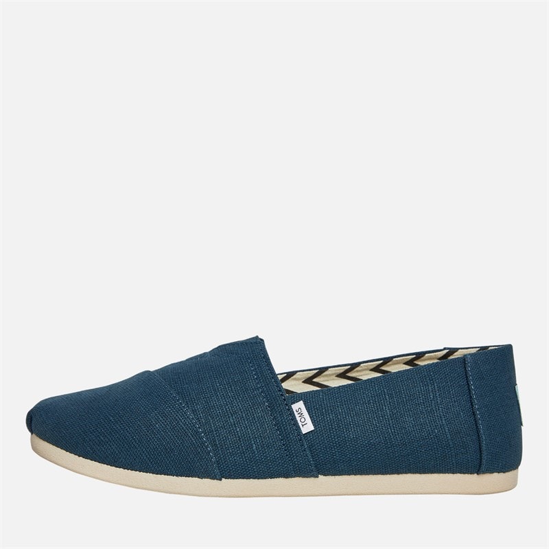 TOMS Heren Canvas Alpargata Espadrilles Donker Indigo - Afbeelding 1