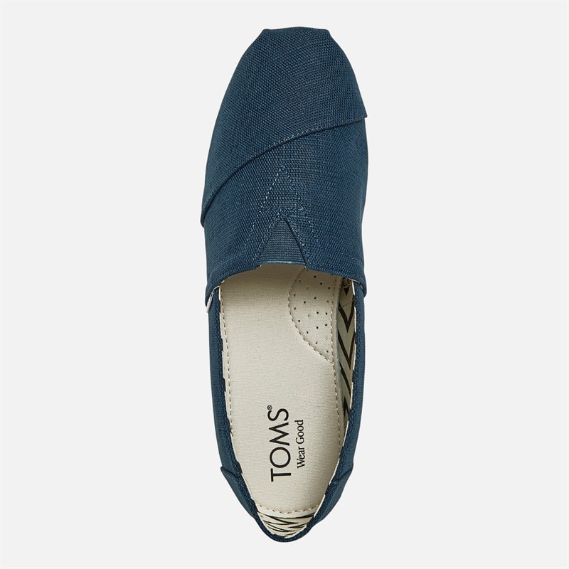 TOMS Heren Canvas Alpargata Espadrilles Donker Indigo - Afbeelding 4
