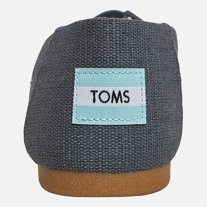 TOMS Heren Canvas Alpargata Espadrilles Donkergrijs - Afbeelding 3