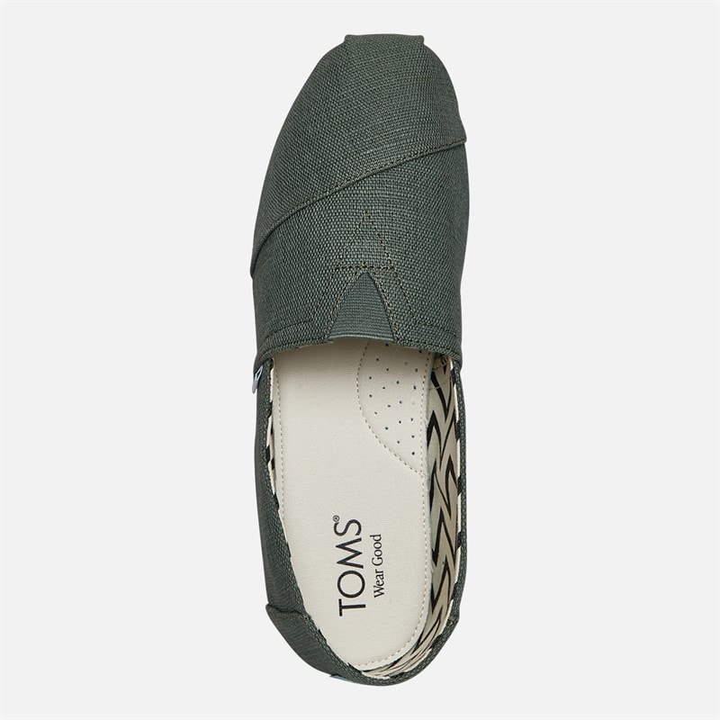 TOMS Heren Canvas Alpargata Espadrilles Medium Green - Afbeelding 4