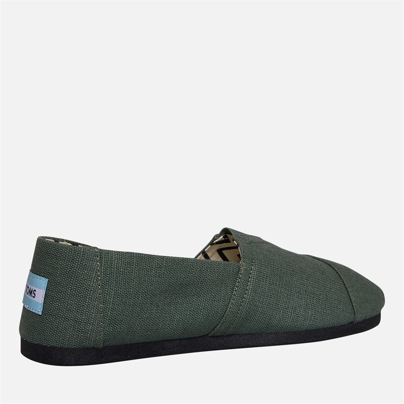 TOMS Heren Canvas Alpargata Espadrilles Medium Green - Afbeelding 5