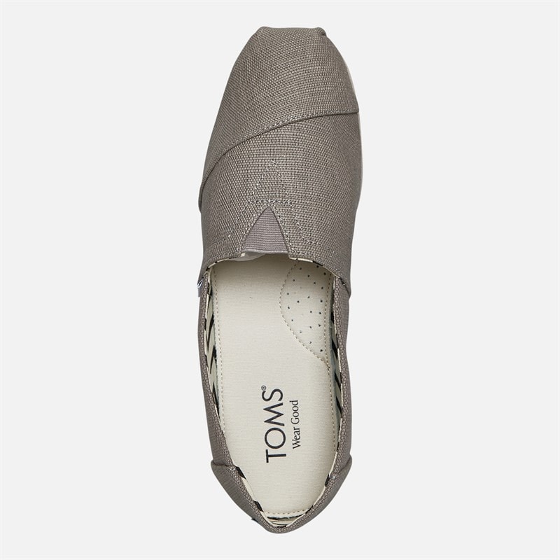 TOMS Heren Canvas Alpargata Espadrilles Grijs - Afbeelding 4