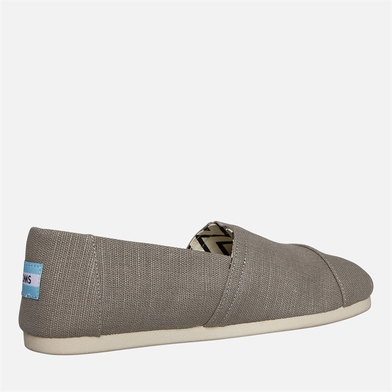 TOMS Heren Canvas Alpargata Espadrilles Grijs - Afbeelding 5