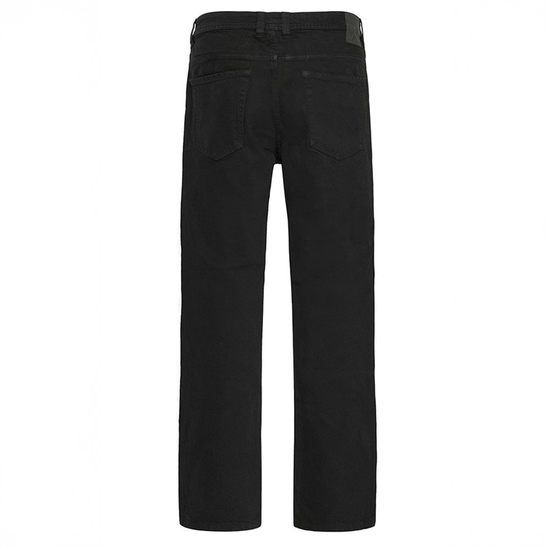 Solid Heren Denim Jeans Zwarte Denim - Afbeelding 3