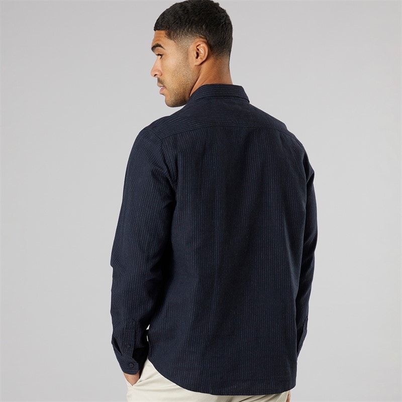 Solid Herren Langarm Shirt Insignia Blue - Bild 2