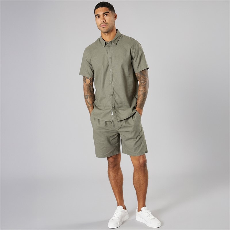 Solid Herren Shorts Dusty Olive - Bild 3