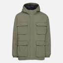 Solid Heren Gaben Utility Jas Dusty Olijfgroen