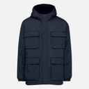 Solid Heren Gaben Utility Jas Insignia Blauw