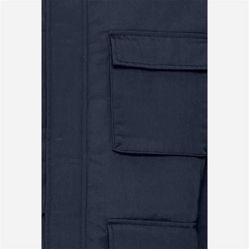 Solid Heren Gaben Utility Jas Insignia Blauw - Afbeelding 3