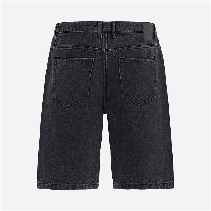 Solid Herren Sdomidt lockere Passform Denim Shorts Grey Denim - Bild 3