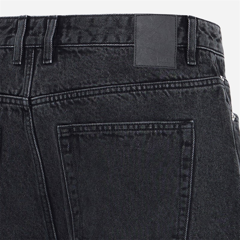 Solid Herren Sdomidt lockere Passform Denim Shorts Grey Denim - Bild 4