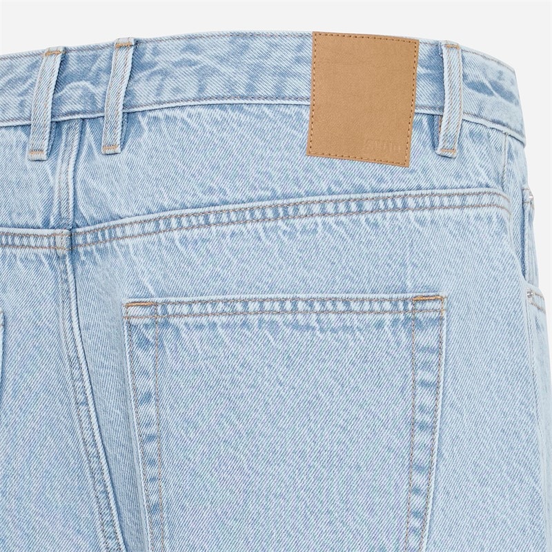 Solid Herren Sdomidt lockere Passform Denim Shorts Light Blue Denim - Bild 4
