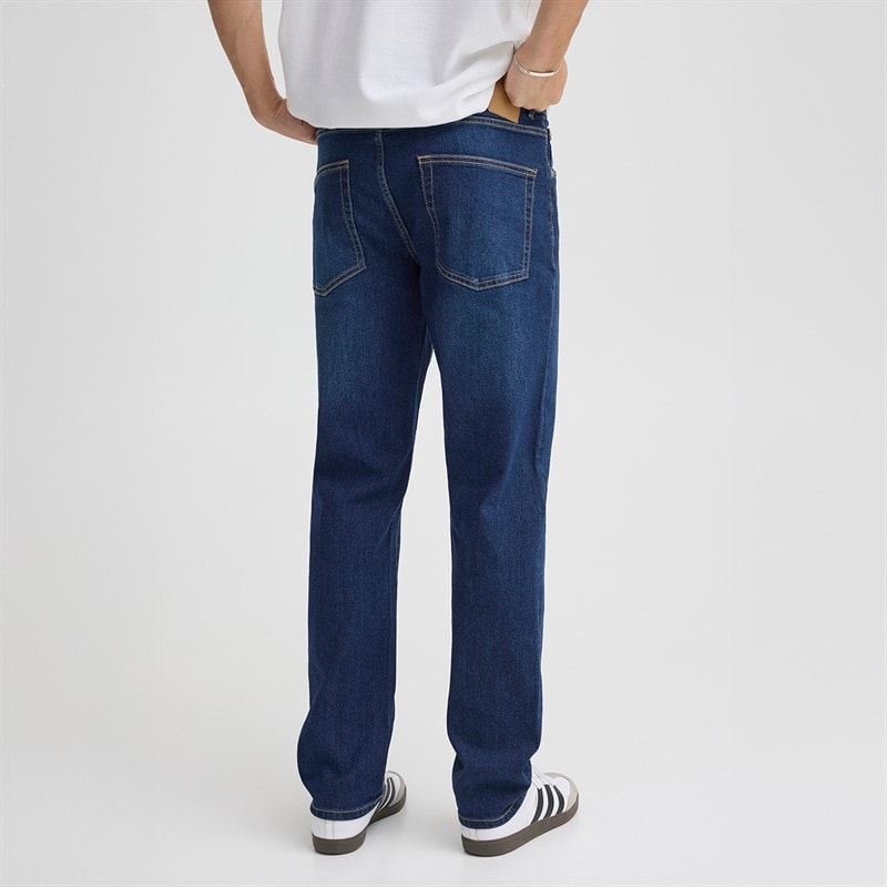 Solid Heren Sdryder Spijkerbroek Dark Blue Denim - Afbeelding 2