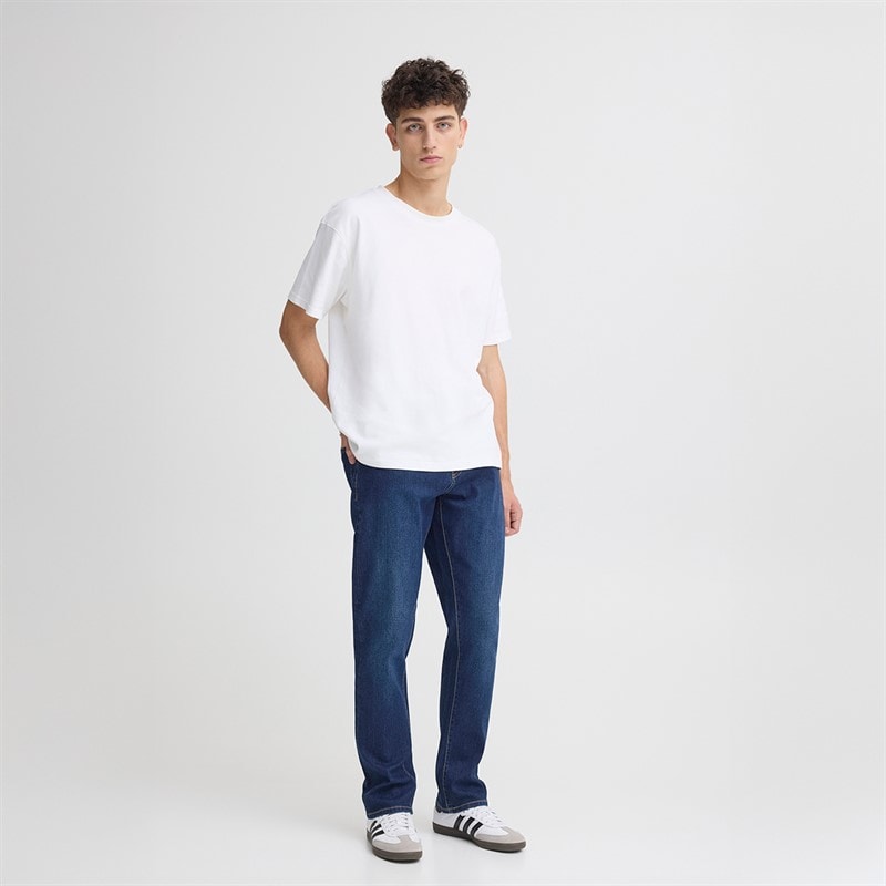 Solid Heren Sdryder Spijkerbroek Dark Blue Denim - Afbeelding 4