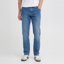 Solid Heren Sdryder Spijkerbroek Middle Vintage Blue Denim