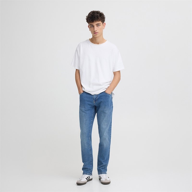 Solid Heren Sdryder Spijkerbroek Middle Vintage Blue Denim - Afbeelding 4