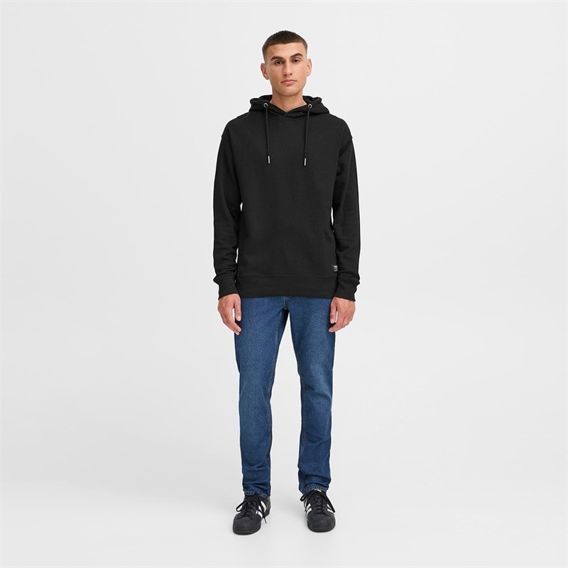 Solid Heren Dix Hoodie True Black - Afbeelding 4