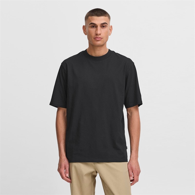 Solid Heren Bilop T-shirt True Black - Afbeelding 2