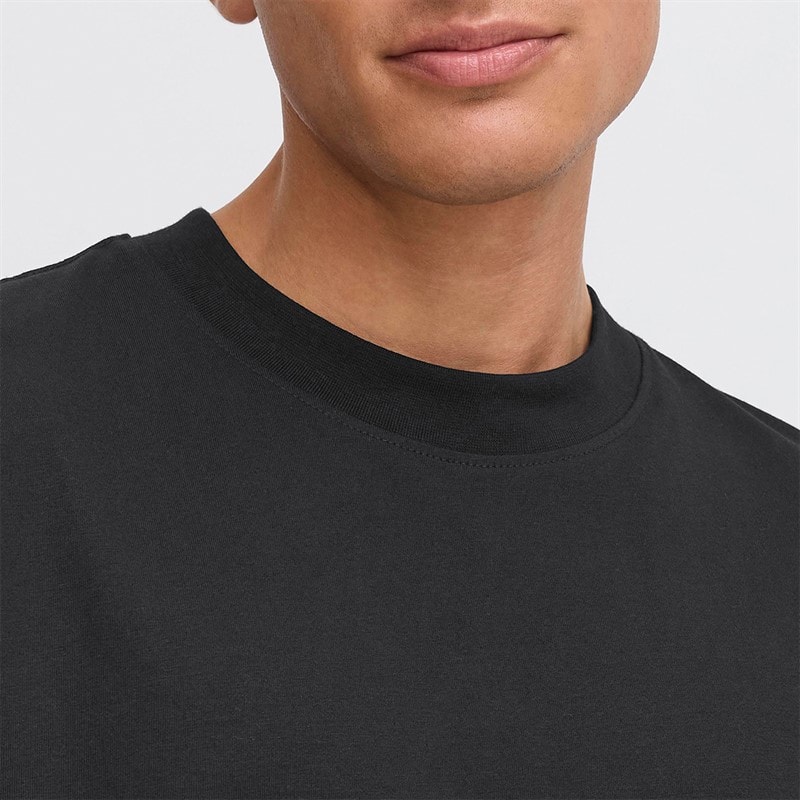 Solid Heren Bilop T-shirt True Black - Afbeelding 3