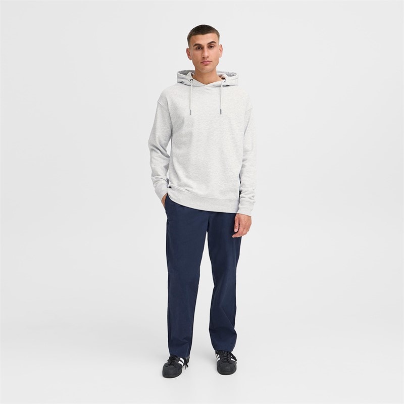 Solid Heren Dix Hoodie Light Grey Melange - Afbeelding 4