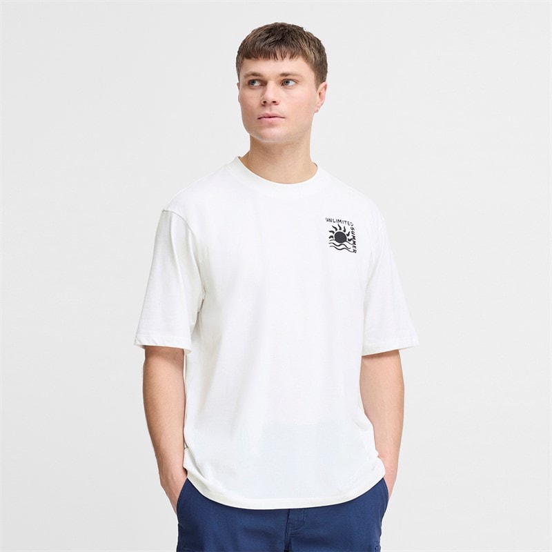 Solid Heren Daniel T-shirt Wit - Afbeelding 2