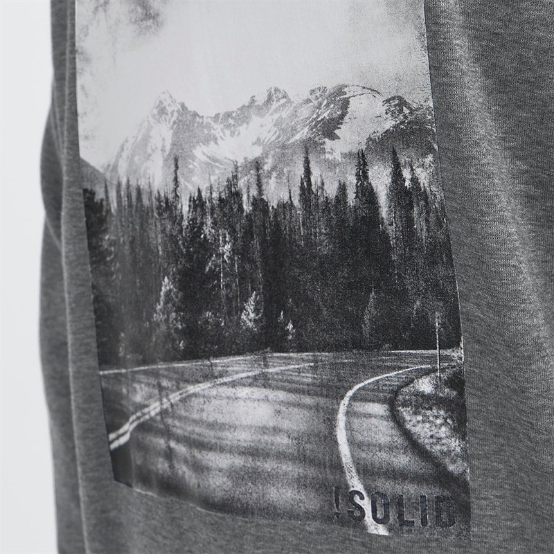 Solid Bluza dla niego kolor Dark Grey Melange – zdjęcie  5