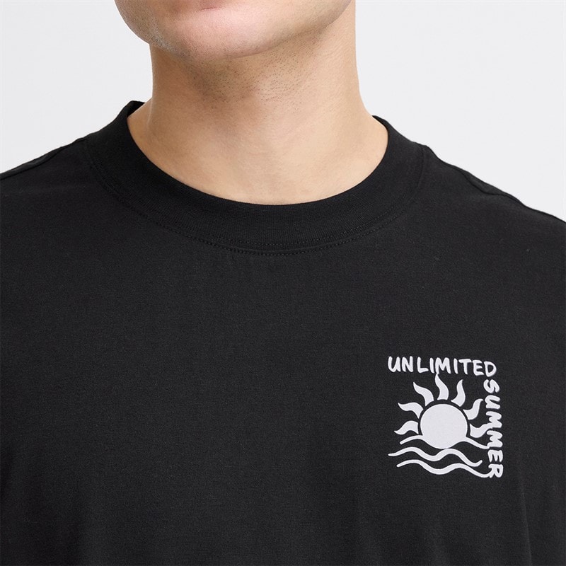 Solid Heren Daniel T-shirt True Black - Afbeelding 3