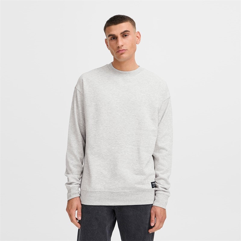 Solid Heren Dixon Sweatshirt Light Grey Melange - Afbeelding 2