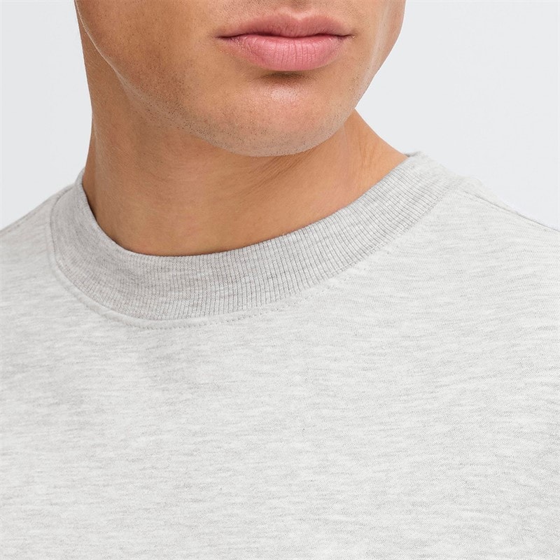 Solid Heren Dixon Sweatshirt Light Grey Melange - Afbeelding 3