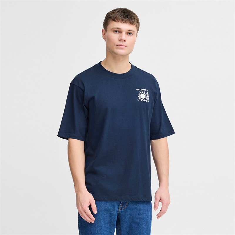 Solid Daniel T-shirt dla niego kolor sukienka Blues – zdjęcie  2