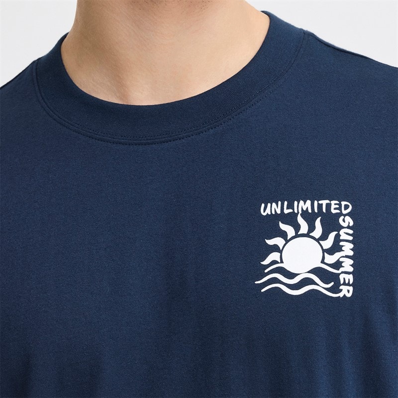 Solid Daniel T-shirt dla niego kolor sukienka Blues – zdjęcie  3