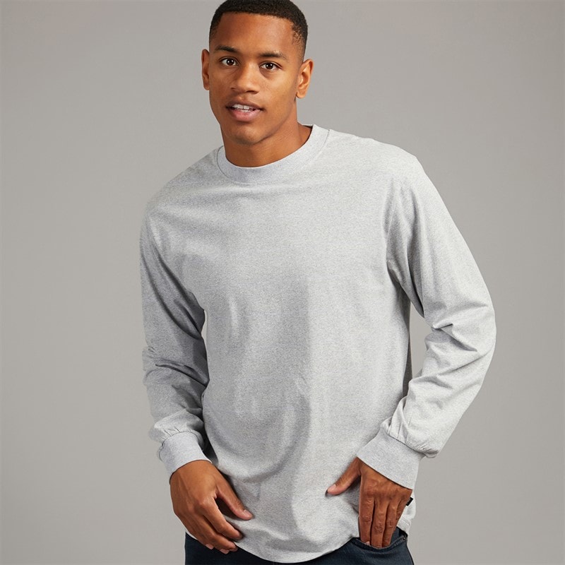 Solid Herren Harrold Oberteil Light Grey Melange - Bild 2