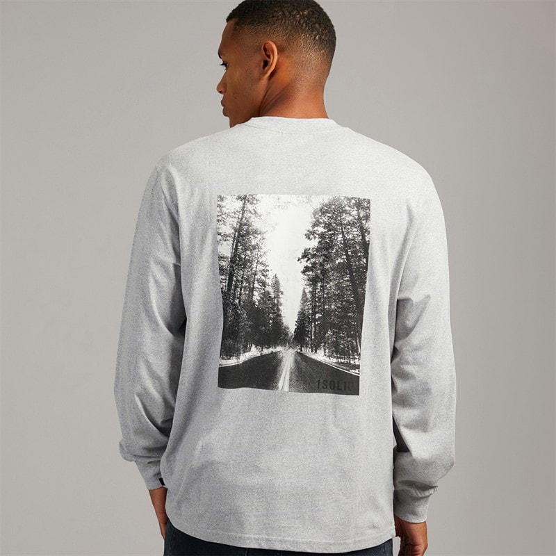 Solid Herren Harrold Oberteil Light Grey Melange - Bild 3