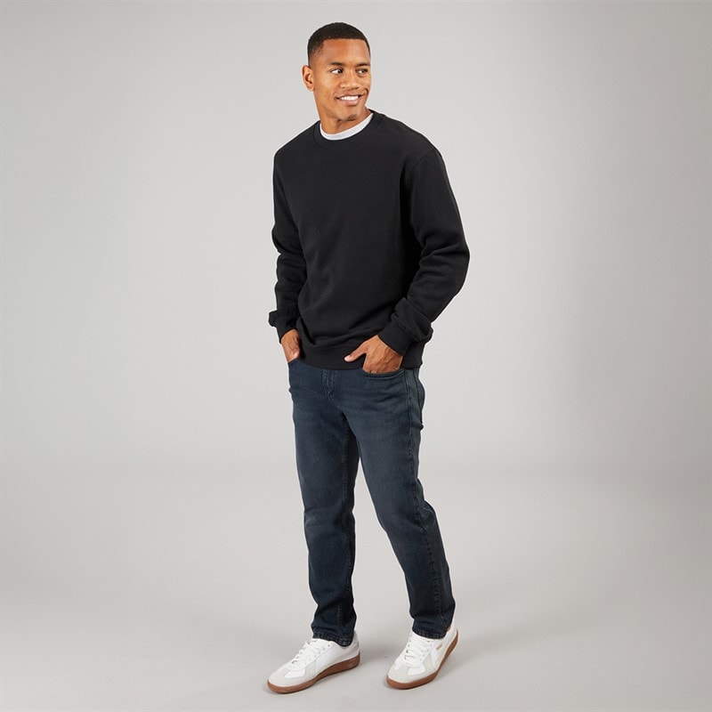 Solid Herren Holton Crew Sweatshirt True Black - Bild 4