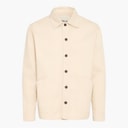 Solid Heren Ossie Overshirt Oatmeal