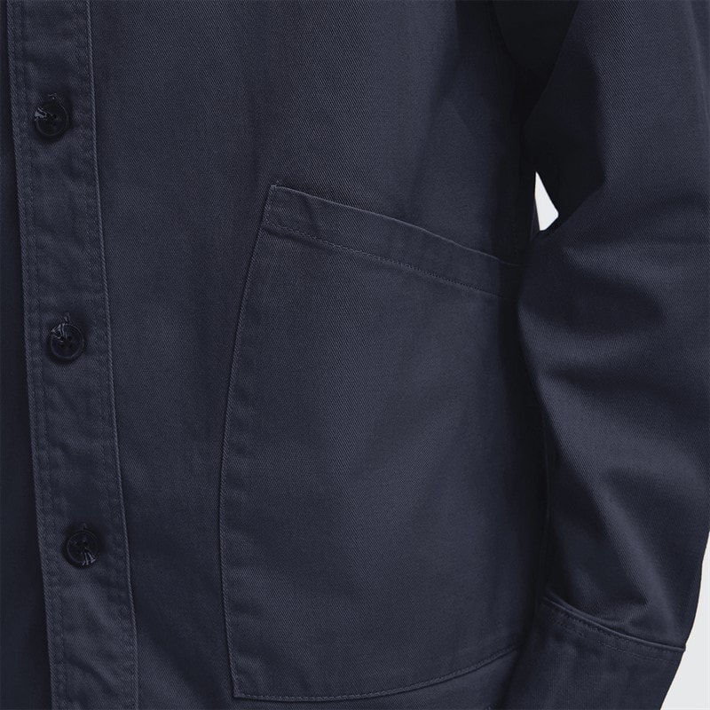 Solid Heren Ossie Overshirt Insignia Blue - Afbeelding 4