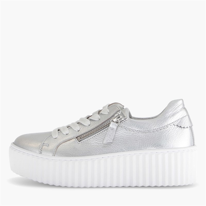 Gabor sneakersy na platformie dla niej kolor Silver
