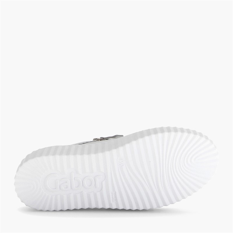 Gabor Dames Platform Sneakers Silver - Afbeelding 5
