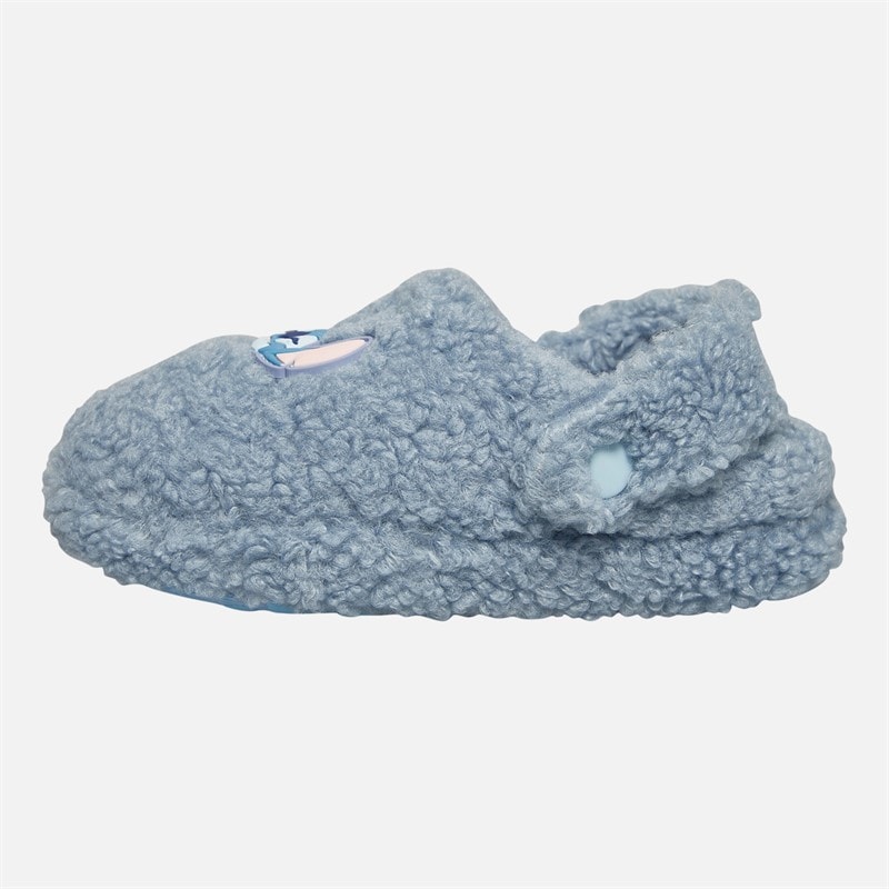 Lilo and Stitch Pantoufles Mule Bedale Borg Bleu Clair Fille - Image 2